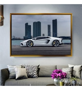 Altın Çerçeveli dekoratif tablo l411 (Gold)