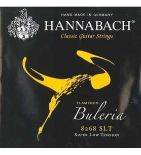 Hannabach 8268SLT Flamenko Gitar Alt 3'lü Tel Seti (Profesyonel - Yedek Bas Takımı)  Super Low Tension (En Yumuşak Gerilim), Sadece 4-5-6. Teller (E-A-D), Hızlı Atak ve Kolay Çalım  Ölçüler: 4/4 Standart Flamenko Gitar