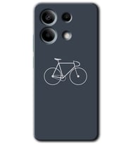 Redmi Note 13 5G Kılıf HD Desen Baskılı Kılıf - Bike