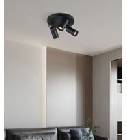 RİOLİGHT MODERN9 SİYAH MUTFAK,SALON,GİYİNME ODASI,CAFELER İÇİN GÜN İŞİĞI METAL 3LÜ SPOT(AMPUL DAHİL)