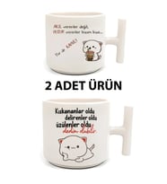 Mochi ikili Motto Kupa Bardak