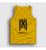 Presmono Unisex Sarı Logo K-Pop Monsta X Atlet 274478tt (Sarı)