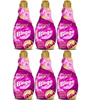Bingo Soft Çamaşır Yumuşatıcı Konsantre 1440ML Begonvil (6 Lı Set)