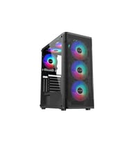 IROMX MERIDIAN BTX-NPG PSU YOK 4x12CM ARGB FAN ATX 2xUSB3.0 SİYAH KASA