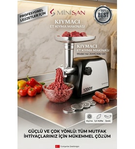 Minisan Jsg305-120 Kıymacı Et Kıyma Makinesi