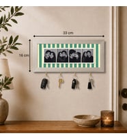 Kişiye Özel Photobooth Yatay Çerçeveli Anahtarlık – Sage