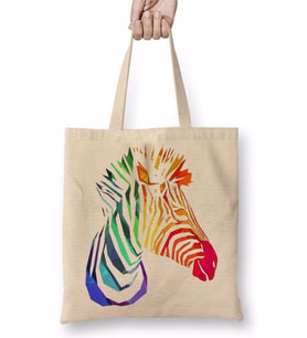Trius Animals Zebra Bez Çanta Uzun Saplı