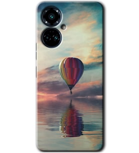 Tecno Camon 19 Pro Kılıf HD Desen Baskılı Kılıf - Zeplin