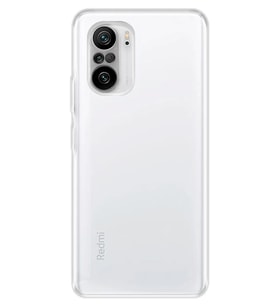 Poco F3 Kılıf Deluxe 2mm Şeffaf Silikon - Şeffaf