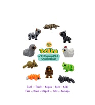 10lu Set Inek – Tavuk – Koyun – Eşek – Kedi Fare – Hindi – Köpek – Tilki – Kurbağa