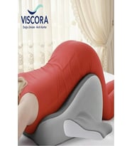 VISCORA Omuz ve Sırt Destekli Minder–Space Memory Foam Yıkanabilir Kılıf-Kapalı Ambalaj Ofis/Ev/Kamp