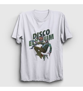 Presmono Unisex Beyaz Final Cut Oyun Disco Elysium T-Shirt 464747tt