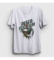 Presmono Unisex Beyaz Final Cut Oyun Disco Elysium T-Shirt 464747tt