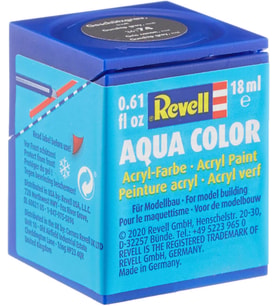 Revell - Su Bazlı Maket Boyası Kurşuni Gri Mat Usaf 18 Ml (36174) (Krem)