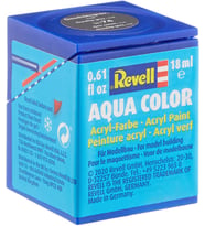 Revell - Su Bazlı Maket Boyası Kurşuni Gri Mat Usaf 18 Ml (36174) (Krem)