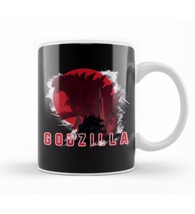 Godzilla War of Tokyo Kupa Bardak Porselen