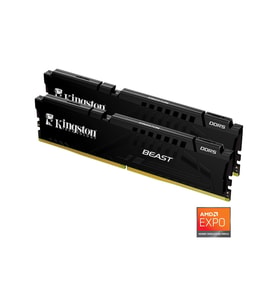 KINGSTON 32GB (2X16GB) DDR5 6000MHZ CL30 DUAL KIT PC RAM BEAST BLACK EXPO KF560C30BBEK2-32TR