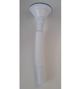 FATEX LÜX ÇÖP MAK KÖRÜKLÜ SİFON 110 / Ø 32 LİK ÇIKIŞLI - METAL BİLYALI ( F-104-15 )