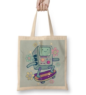 Skateboard Bmo Adventure Time Bez Çanta Uzun Saplı