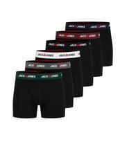 JACK JONES Erkek Büyük Beden 6 Adet Boxer 12295776 5