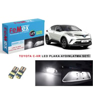 Toyota C-HR LED Plaka Aydınlatma Ampul Seti FEMEX Parlak Beyaz