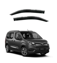 Toyota Proace Kromlu 2'li Cam Rüzgarlığı Niken 2019+ sonrası uyumlu (Beyaz)