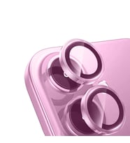Apple iPhone 16 Plus Uyumlu Zore Mikro Kamera Lens Koruyucu (Pembe)