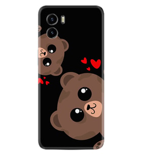 Vivo Y15S Y32 Y33S Y51 Y53S Kılıf Desemli Silikon Love Animals 1780