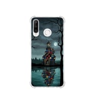 PrintiFy Huawei P30lite ile Uyumlu Simya Serisi Gölge Ve Cam Tasarımlı Uv Baskılı Köşe Korumalı Antişok Kılıf