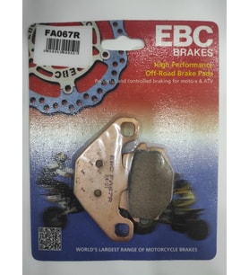 Ebc Fa067R 1991-2001 Kawasaki ZZR 250 Uyumlu Arka Fren Balatası Sinterli Balata