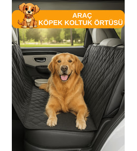 Beylini Evcil Hayvan Araba Koltuk Örtüsü Su Geçirmez Dayanıklı Hamak Tasarım Arka Koltuk Koruma Kılıfı Kaymaz Universal Kedi Köpek Araç Aksesuarları 150X200 cm
