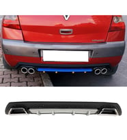 Renault Megane 2 Gri Difüzör Çiftli Kare Egzoz Görünümlü D Tip Difizör 2002 - 2009