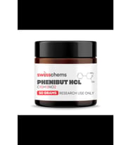 SwissChems Phenibut HCL – Powder, 50 grams .Orj Usa Firma Ürünü.3748 (Renksiz)