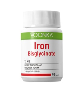 Voonka Iron Bisglycinate 92 Kapsül