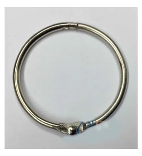 Kilitli Yuvarlak Halka, 3cm - 1 Adet