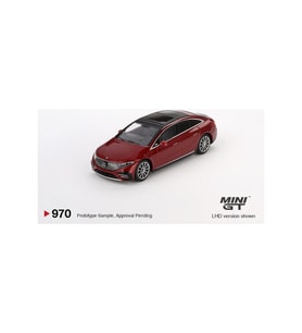 MINI GT Mercedes Benz EQS 580 4 Matic  Red Metallic
