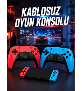 Oyun Konsolu Hdmı Çıkışlı Çift Kontrolcülü Oyun Seti