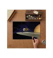 Uzay Aracı Tasarımı 240 parça Ahşap Puzzle Ahşap Kutuda MP04838
