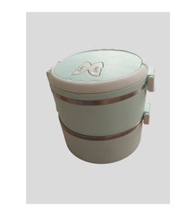 Sızdırmaz 2 Katlı Yemek Termosu Sefer Tası 14.5x 14.5 cm