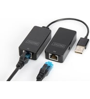 Digitus Usb Genişletici - 50 M Menzil - Usb 2.0 - Cat-5'Ten Utp, Stp Ve S-Ftp Ağ Kablosu - Tak Ve Ça