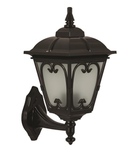 AVONNI BAP-68181-BSY-M3 Siyah Boyalı Dış Mekan Aydınlatma E27 ABS Polikarbon Cam 25x20cm