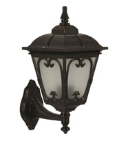 AVONNI BAP-68181-BSY-M3 Siyah Boyalı Dış Mekan Aydınlatma E27 ABS Polikarbon Cam 25x20cm