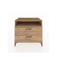 Kronos Şifonyer Tek Raflı 2 Çekmeceli 88x59x80 Çam-Çam