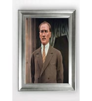 Gümüş Çerçeveli Atatürk Tablo cv1427