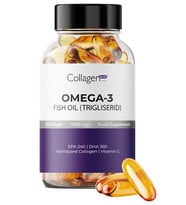 Collagen Forte Planitnum Omega-3 Premium Fish Oil 90 Softgel X 1000mg, Balık Yağı, Hidrolize Kolajen & C Vitamini
