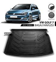 Volkswagen Golf 7 Bagaj Havuzu Paspası 2013 Sonrası
