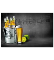 Cakatablo Kovada Corona Extra Arpa Suyu ve Lime MDF Tablo