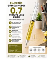 Kalemhane Enjektör Şırınga Model Versatil kalem ( uçlu ) 0.7 Sarı