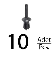 Mercedes A Class W168 B Class W242 W246 Audi için Tampon Bağlantı Klips - 10 Adet