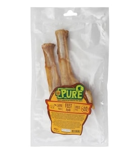 Kurutulmuş Parça Kuzu Ayak Köpek Ödül Maması ikili 100 Gr